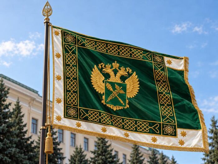 ФТС получила знамя и новые ориентиры развития от президента России
